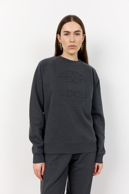 LR-NUKA 11 Sweatshirt Mørk grå