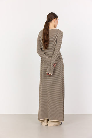 LR-LILY 2 Cardigan Mørk sand