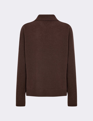 LR-ELOISE 13 Strik Mørk brun