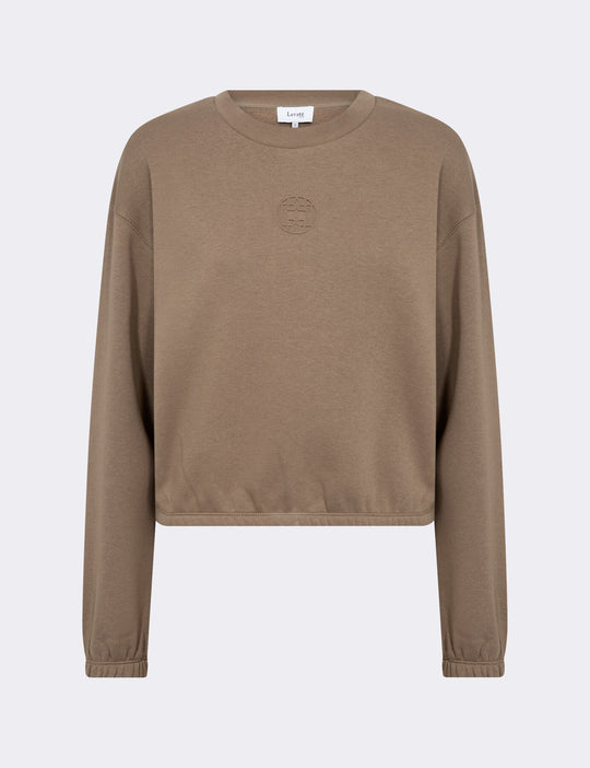 LR-NUKA 13 Sweatshirt Lys brun