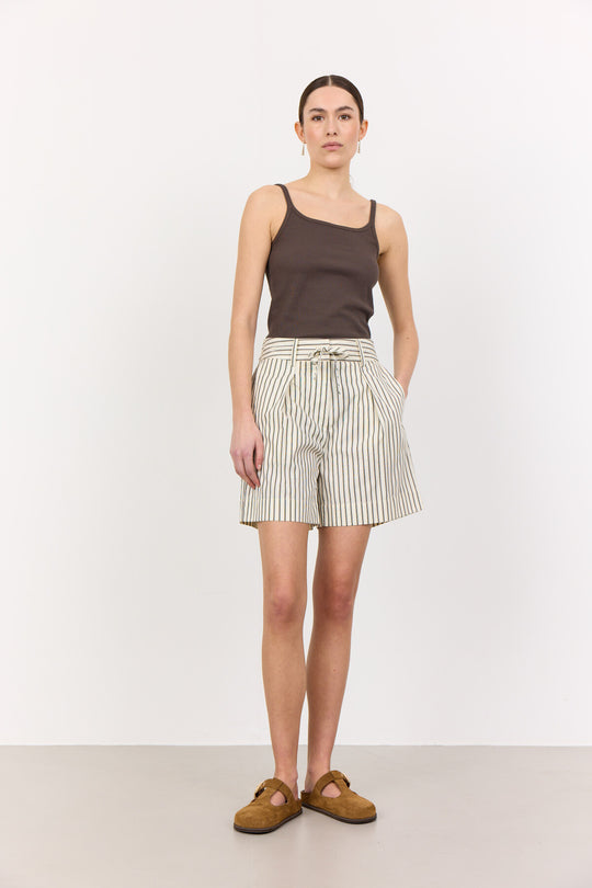 LR-LUCILLA 2 Shorts Mørk brun