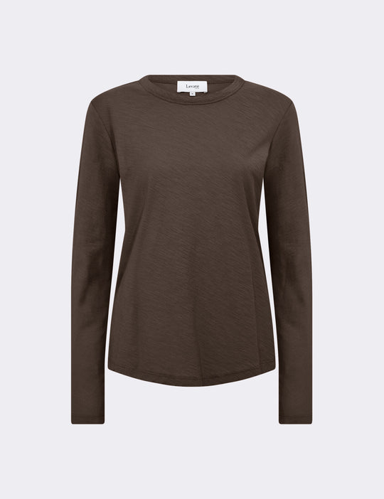 LR-ANY 3 T-shirt Mørk brun