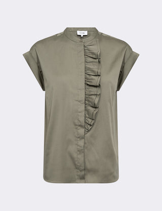 LR-ISLA SOLID 122 Bluse Brun