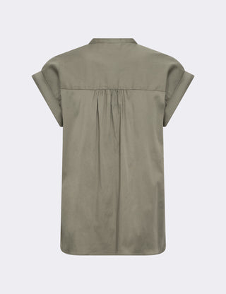 LR-ISLA SOLID 122 Bluse Brun