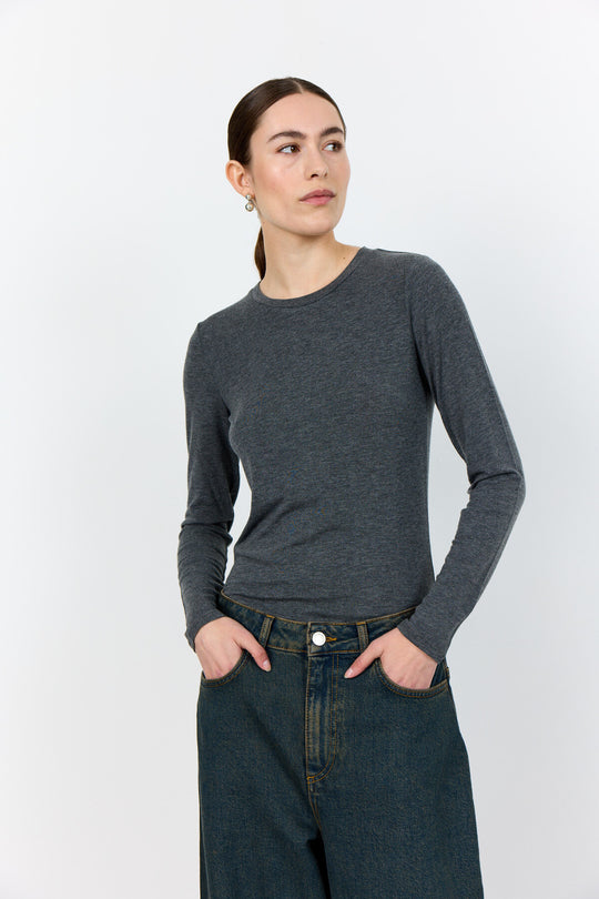 LR-JOSEPHINE 1 T-shirt Mørk grå
