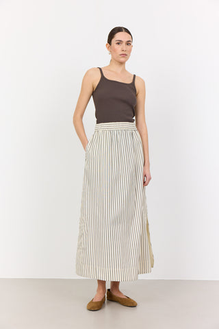 LR-LUCILLA 4 Nederdel Mørk brun