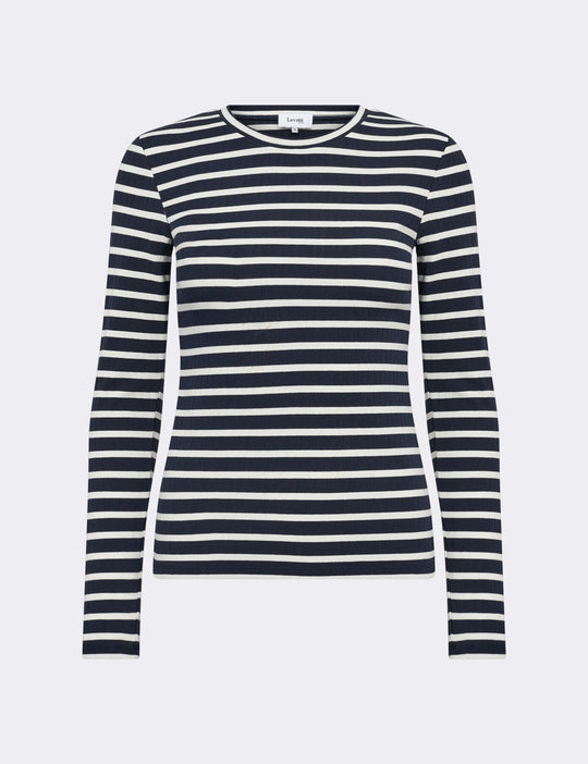 LR-NEDDIE 2 T-shirt Mørk blå