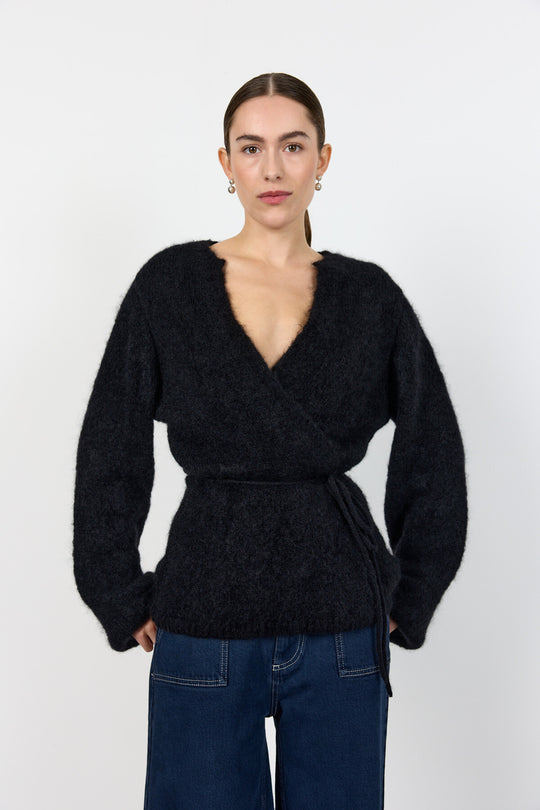 LR-NOREEN 7 Cardigan Sort