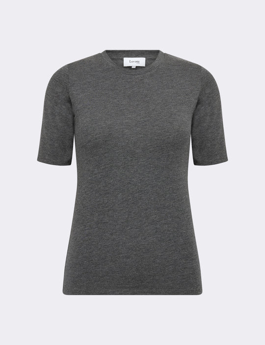 LR-JOSEPHINE 3 Top Mørk grå