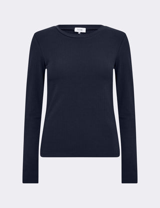 LR-NEDDIE 4 T-shirt Mørk blå