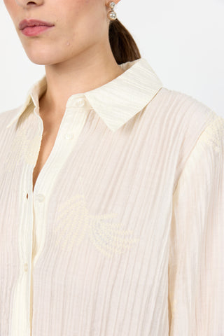 LR-ORBAN 2 Skjorte Off white