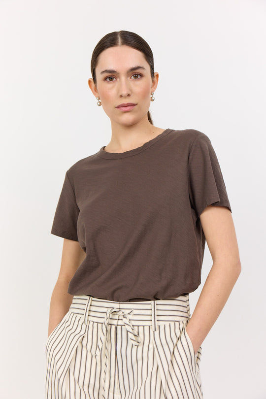LR-ANY 1 T-shirt Mørk brun