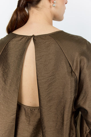 LR-NESSA 2 Bluse Lys brun