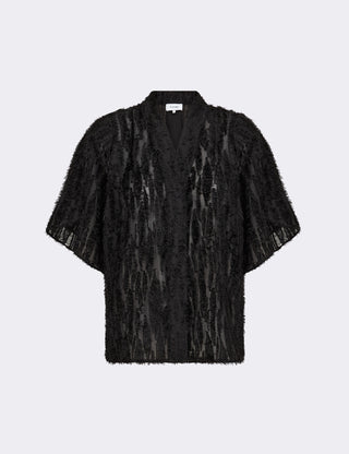 LR-OHANNA 1 Bluse Sort