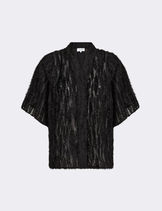 LR-OHANNA 1 Bluse Sort