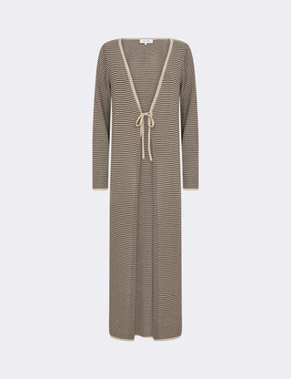 LR-LILY 2 Cardigan Mørk sand