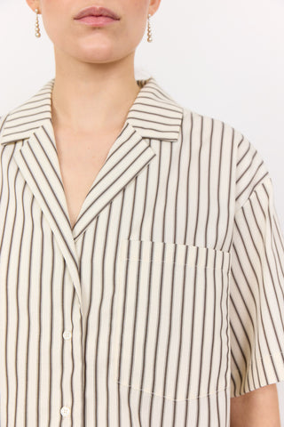 LR-LUCILLA 3 Skjorte Mørk brun