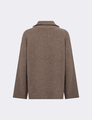 LR-PERLE 10 Pullover Lys brun