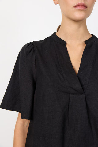LR-NAJA 32 Bluse Sort