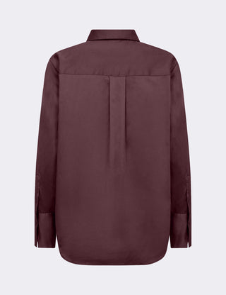 LR-ISLA SOLID 7 Skjorte Bordeaux