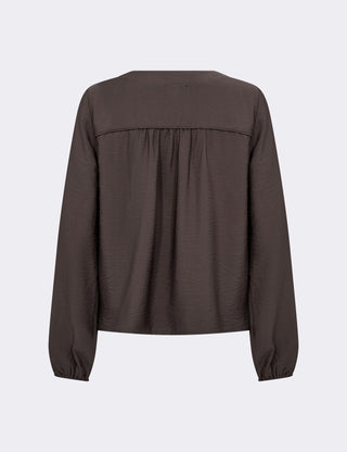 LR-NIKKI 1 Skjorte Mørk brun