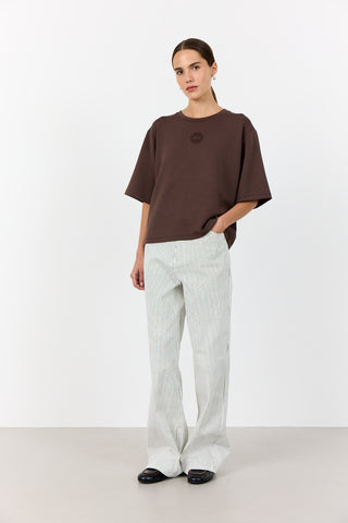 LR-EZRA 11 T-shirt Mørk brun