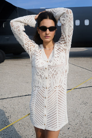 LR-ROSA 1 Kjole Lys sand