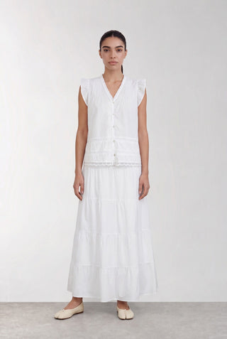 LR-ROSY 2 Bluse Hvid