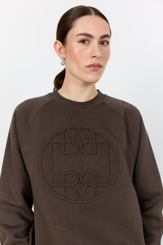 LR-NUKA 11 Sweatshirt Mørk brun