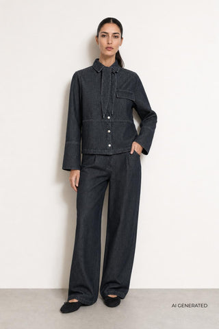 LR-TITUS 1 Bukser Lys denim