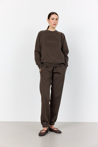 LR-NUKA 11 Sweatshirt Mørk brun