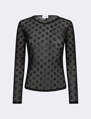 LR-TELA AOP 1 T-shirt Sort