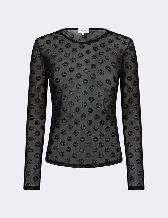 LR-TELA AOP 1 T-shirt Sort