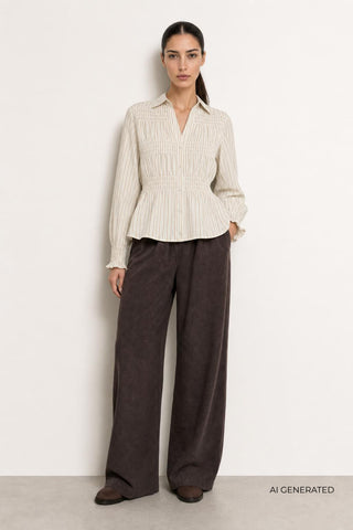 LR-TESS 2 T-shirt Lys sand