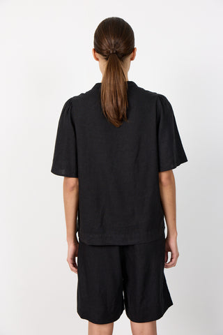 LR-NAJA 32 Bluse Sort