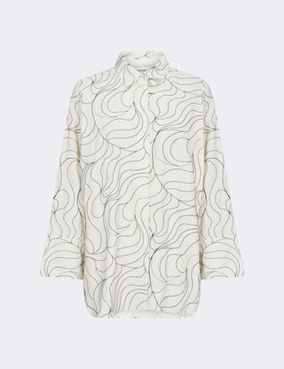 LR-KORA 1 Skjorte Lys grå