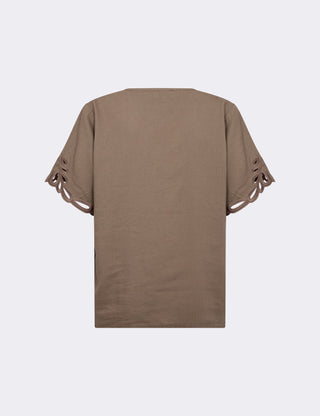 LR-NAJA 61 Bluse Brun