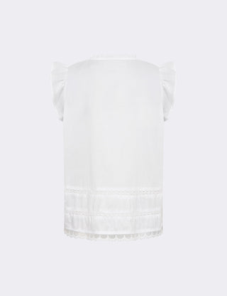 LR-ROSY 2 Bluse Hvid