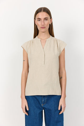 LR-NAJA 19 Bluse Sand