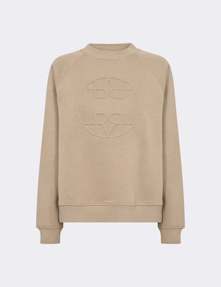 LR-NUKA 11 Sweatshirt Mørk sand