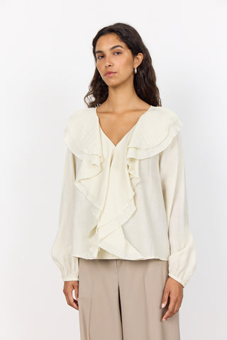 LR-KARLINA 2 Bluse Creme