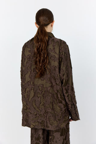 LR-NIKO 2 Skjorte Mørk brun