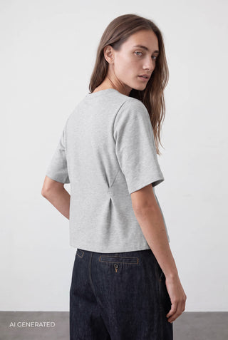 BL-ALONA ART 3 T-shirt Lys grå