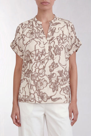 LR-RYA 1 Bluse Lys sand