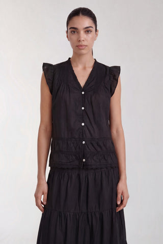 LR-ROSY 2 Bluse Sort