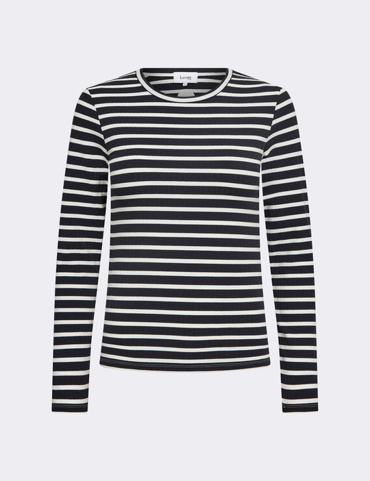 LR-NEDDIE 2 T-shirt Mørk blå