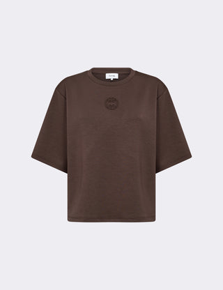 LR-EZRA 11 T-shirt Mørk brun