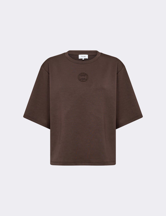 LR-EZRA 11 T-shirt Mørk brun