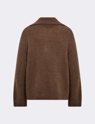 LR-NOREEN 10 Pullover Brun