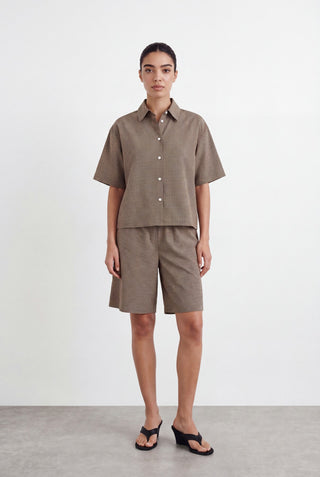 LR-RONIA 1 Skjorte Brun